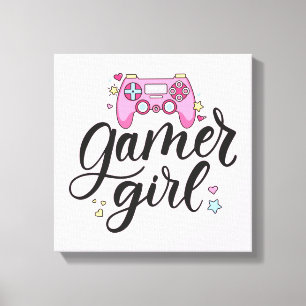 Gamer Girl Canvas Print