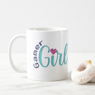 Gamer Girl Coffee Mug - Cute Gaming Gift