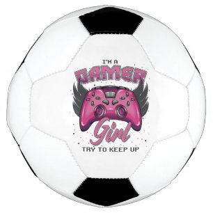 Gamer Girl design Football