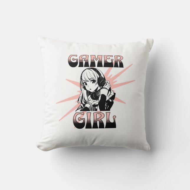 Gamer Girl | Gaming Cushion (Front)
