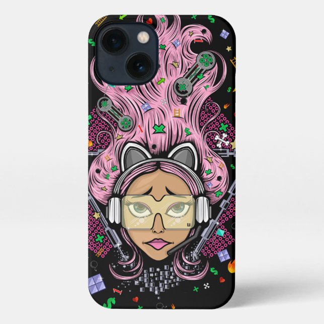 Gamer Girl iPhone Case (Back)