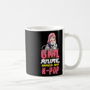 Gamer Girl Just A Girl Who Loves Anime Gaming And  Coffee Mug