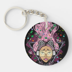 Gamer Girl Key Ring