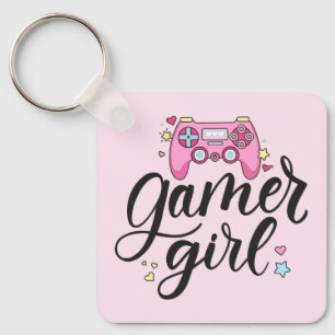 Gamer Girl Key Ring