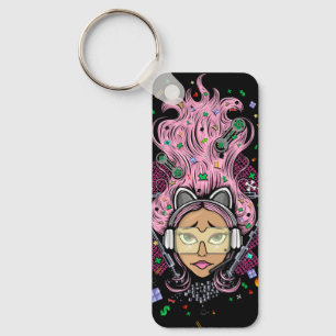 Gamer Girl Key Ring