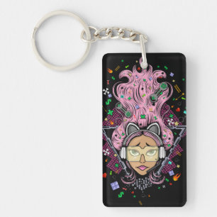Gamer Girl Key Ring