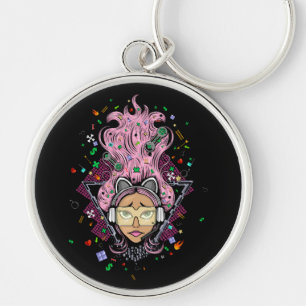 Gamer Girl Key Ring