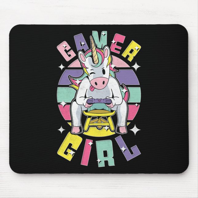 Gamer Girl  Mouse Mat (Front)