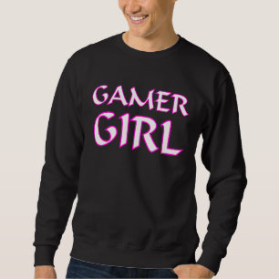 Gamer Girl Nerd Girl Cute Gaming  Geek Nerd Outfit Sweatshirt