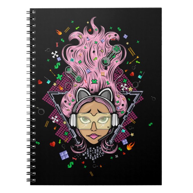 Gamer Girl Notebook (Front)