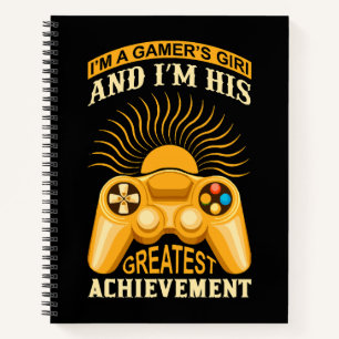 Gamer girl notebook