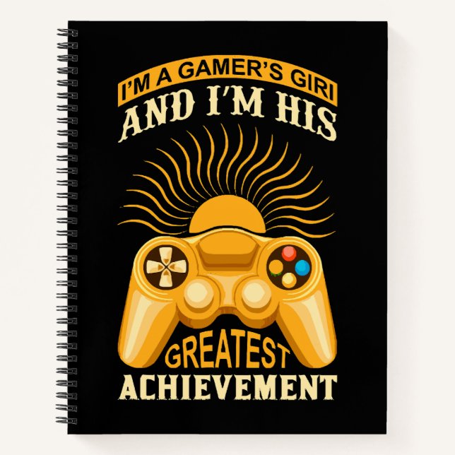 Gamer girl notebook (Front)
