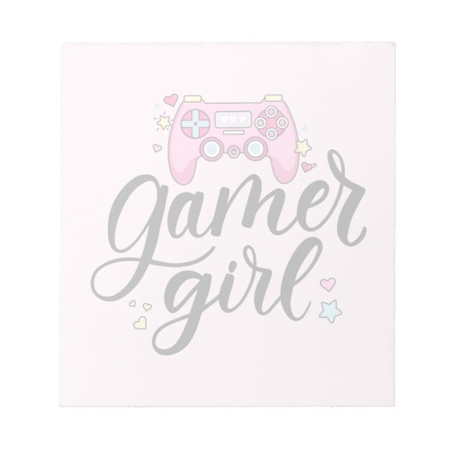 Gamer Girl Notepad (Front)