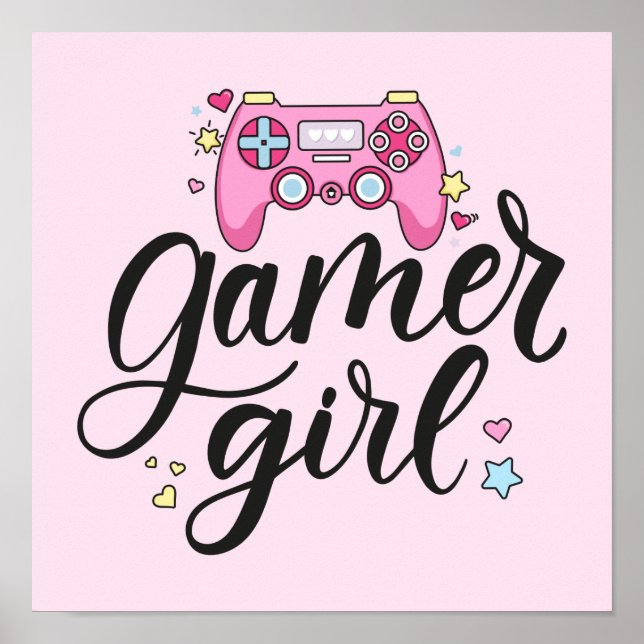 Gamer Girl Poster (Front)
