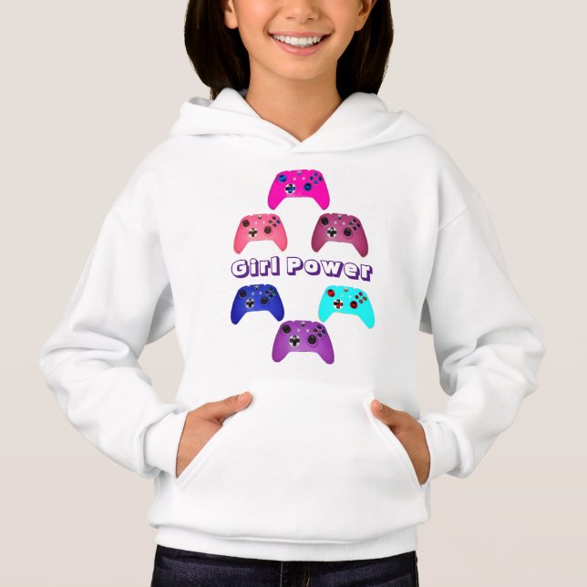 Gamer Girl Power Colourful (Front)