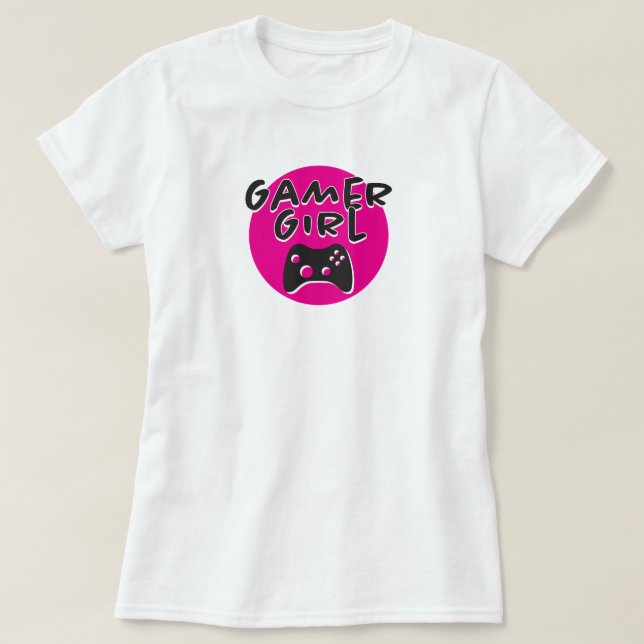 Gamer Girl TShirt (Design Front)