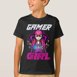 Gamer Girl Video Game Women Gaming Lover Cute Gift T-Shirt