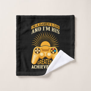 Gamer girl wash cloth