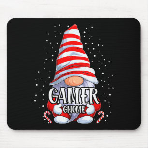 Gamer Gnome Christmas Pajamas Matching Family Grou Mouse Mat