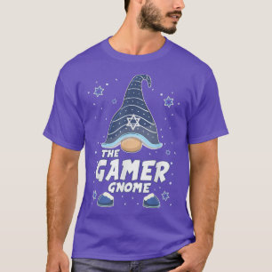 Gamer Gnome Funny Hanukkah Family Matching T-Shirt