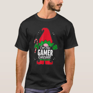 Gamer Gnome Matching Family Group Christmas Party  T-Shirt