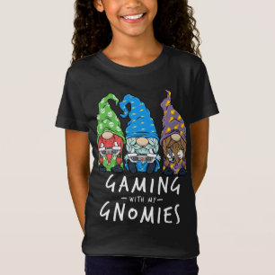Gamer Gnomes Gaming With My Gnomies T-Shirt