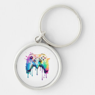 Gamer Graphic Video Game - Colourful Video Game Lo Key Ring