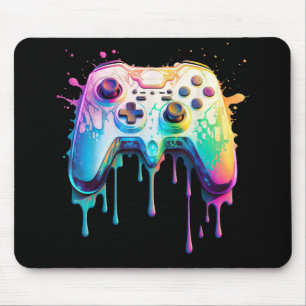 Gamer Graphic Video Game - Colourful Video Game Lo Mouse Mat
