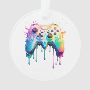 Gamer Graphic Video Game - Colourful Video Game Lo Ornament