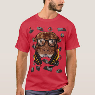 Gamer Guinea Pig Gaming Animal Video Game Player B T-Shirt