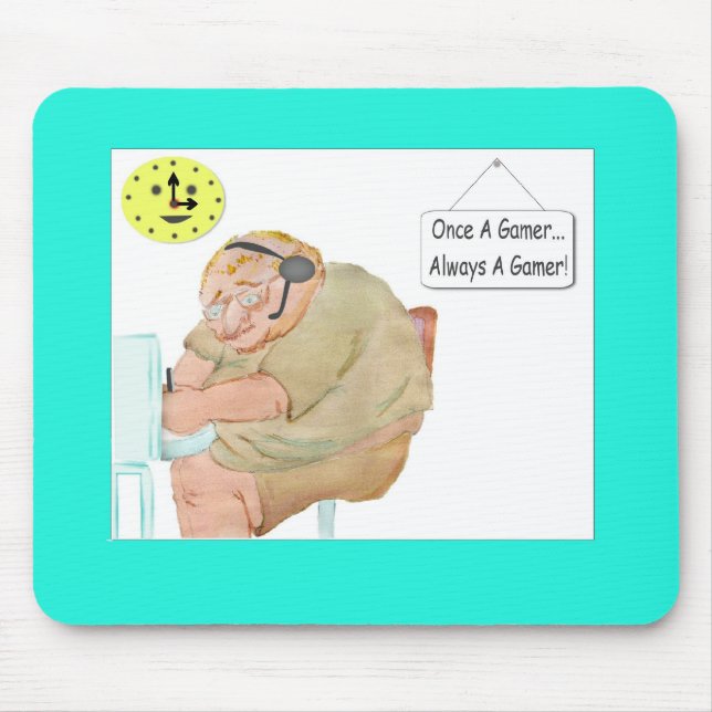 Gamer Guy Mouse Mat (Front)