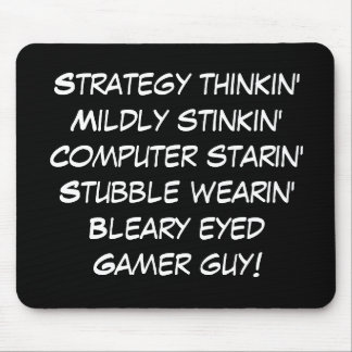 gamer guy rhyme! mouse mat