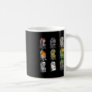 Gamer Halloween Skeleton Vampire Gaming Mummy Boys Coffee Mug