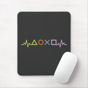Gamer Heartbeat Controller Pulse Mouse Mat