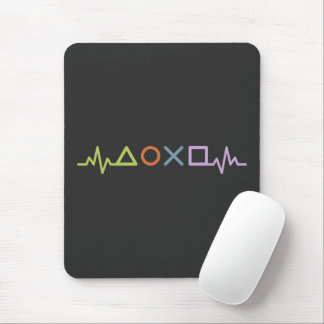 Gamer Heartbeat Controller Pulse Mouse Mat