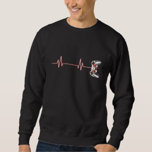 Gamer Heartbeat Cool Video Game Controller For Ner Sweatshirt