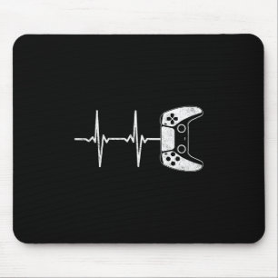 Gamer Heartbeat Funny Video Games Gift For Boys Me Mouse Mat