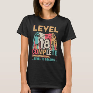 Gamer Husband Wife Marry Level 18 Complete Level 1 T-Shirt