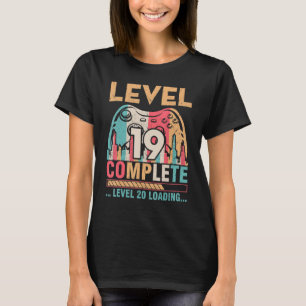 Gamer Husband Wife Marry Level 19 Complete Level 2 T-Shirt