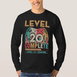 Gamer Husband Wife Marry Level 20 Complete Level 2 T-Shirt