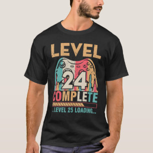Gamer Husband Wife Marry Level 24 Complete Level 2 T-Shirt