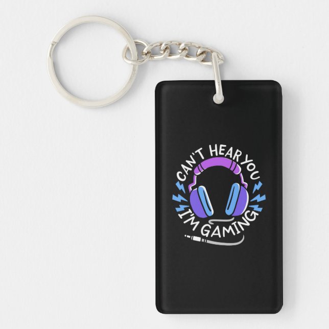 Gamer I Am Gaming Key Ring (Front)