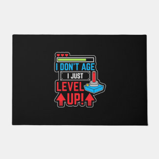 Gamer I Just Level Up Doormat