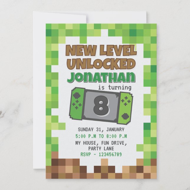 GAMER INVITATION (Front)