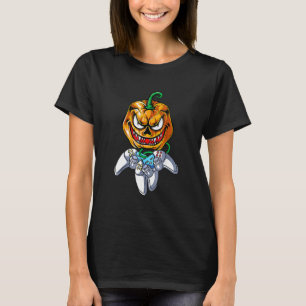 Gamer Jackolantern Pumpkin Halloween Jack O Lanter T-Shirt