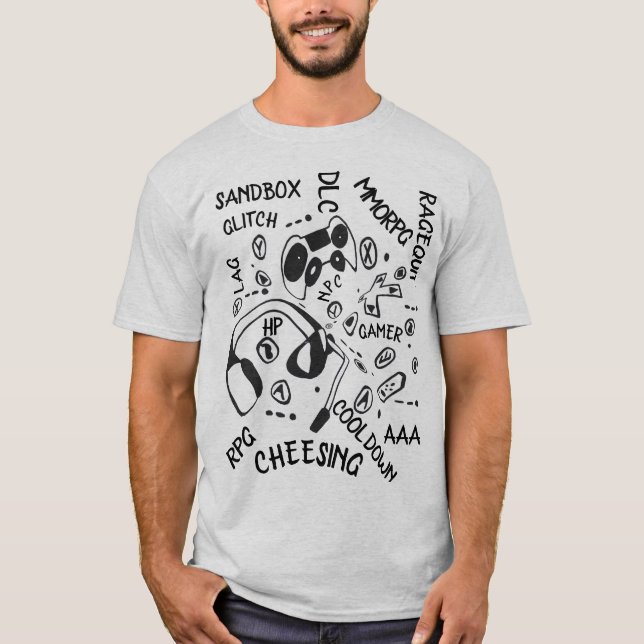 Gamer Jargon T-Shirt (Front)