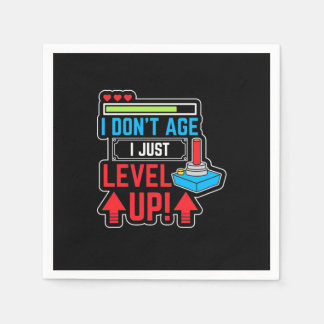 Gamer Just Level Up Napkin