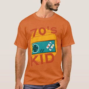 Gamer Kid Retro 70s 1970s friends T-Shirt