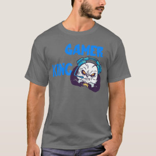 Gamer King Gaming Panda Computer Video Games Conso T-Shirt
