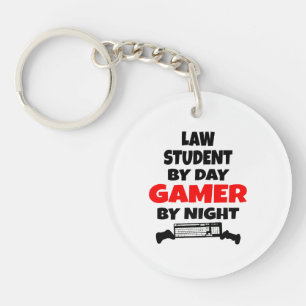 Gamer Law Student Key Ring